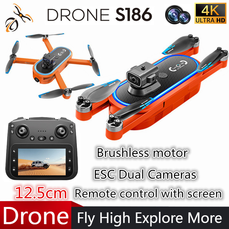 2025 S186 Drone Professional 4 - Drone Gimbal ulasan dan harga