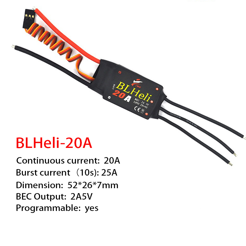 1-3Pcs Brushless ESC BLHeli 20 - Drone Esc ulasan dan harga