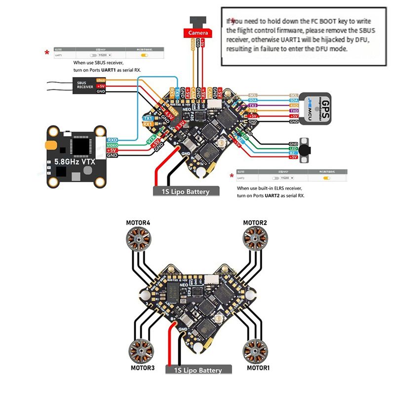 FBIL-F435 NEO 1S AIO Flight Co - Drone Esc ulasan dan harga