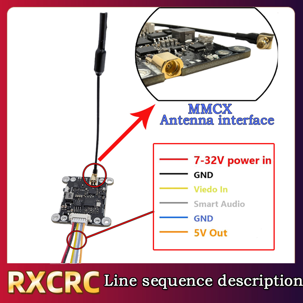 RXCRC 5.8G Module 48CH 1.6W VT - Drone Frame ulasan dan harga