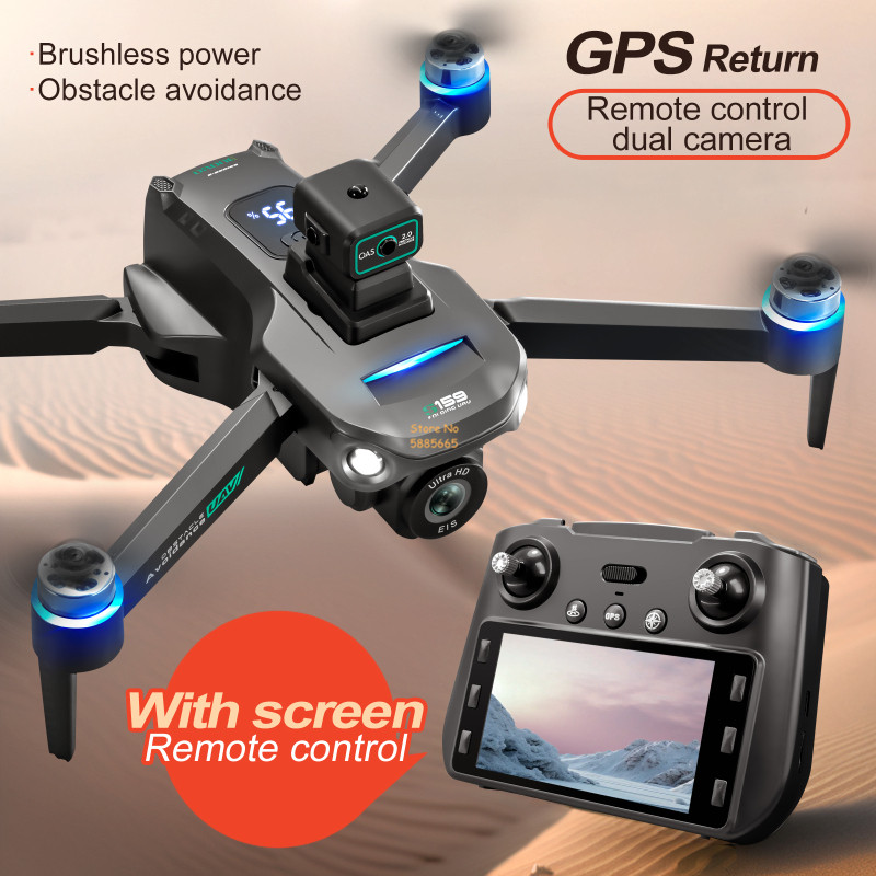 8K Dual Camera 5G WIFI FPV Rem - Drone Gps Module ulasan dan harga