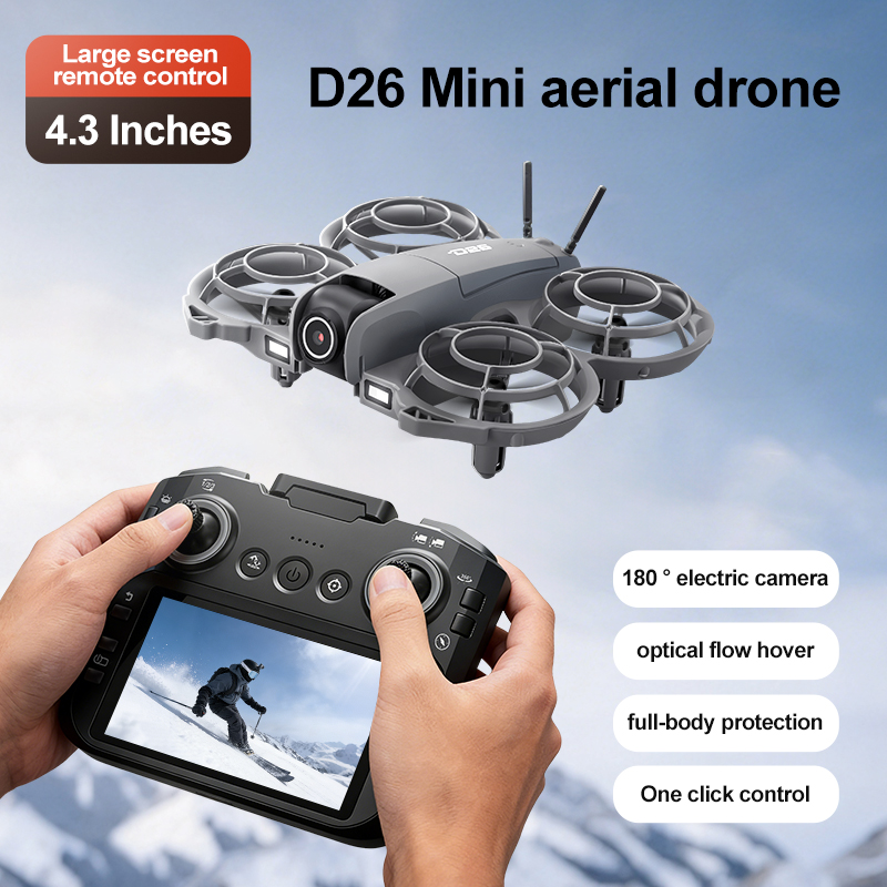 D26 Drone 4K Aerial HD 180° Ca - Drone Gimbal ulasan dan harga