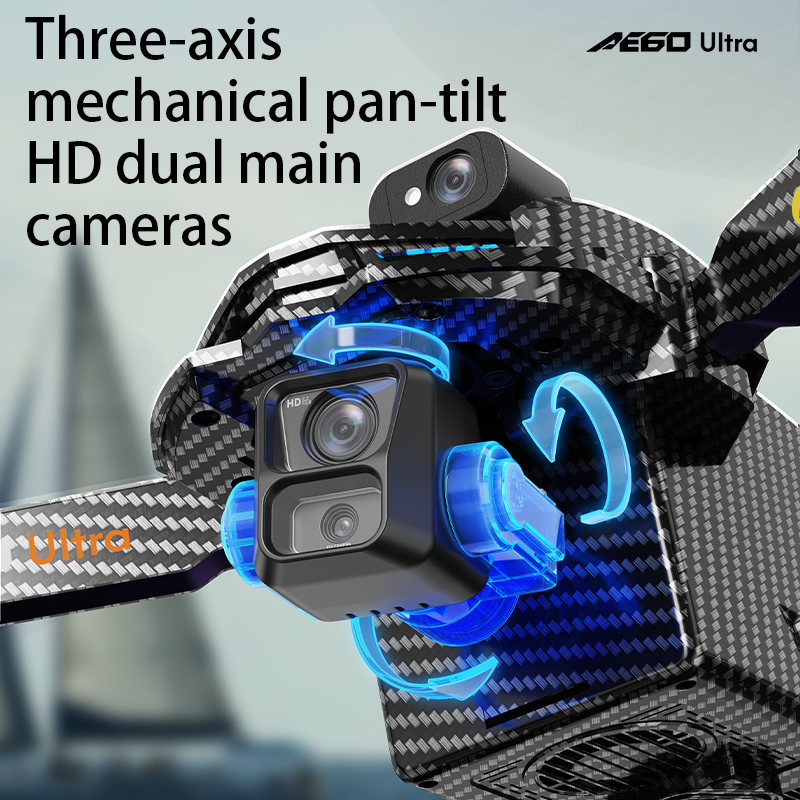 AE60 GPS Drone Professional 8K - Drone Gimbal ulasan dan harga