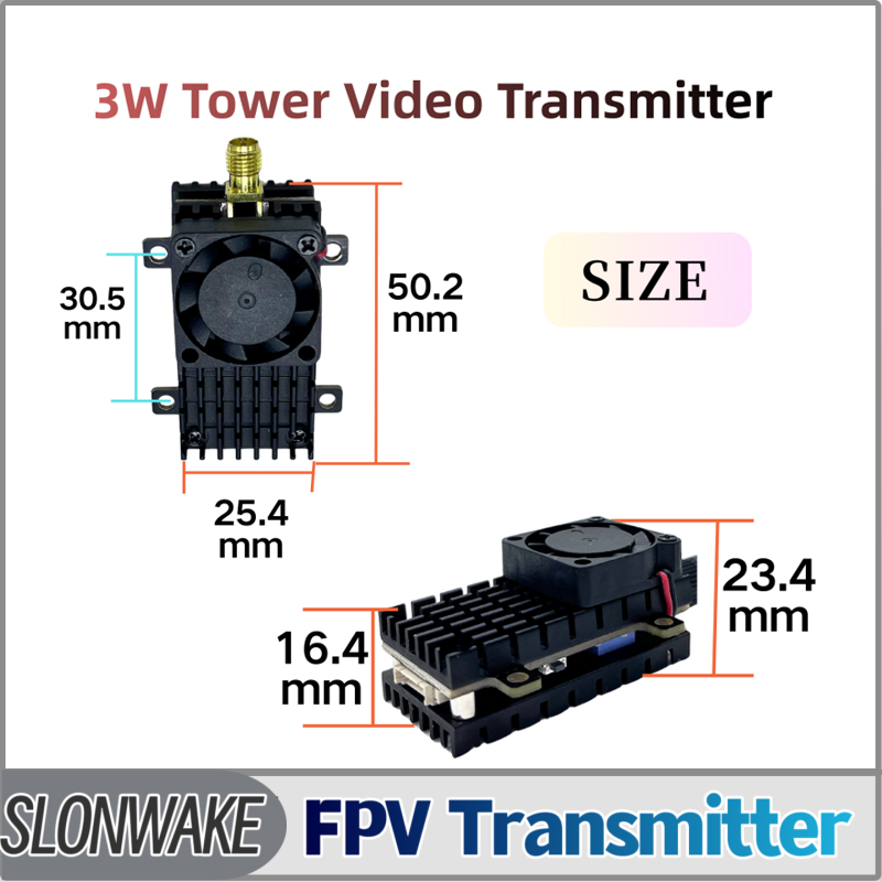 SLONWAKE 5.8G 3000mW Simulatio - Drone Frame ulasan dan harga