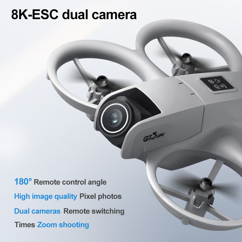 New GT3 With Screen Mini Drone - Drone Esc ulasan dan harga